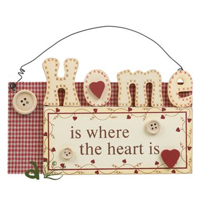 Home Is Where The Heart Is Hanger